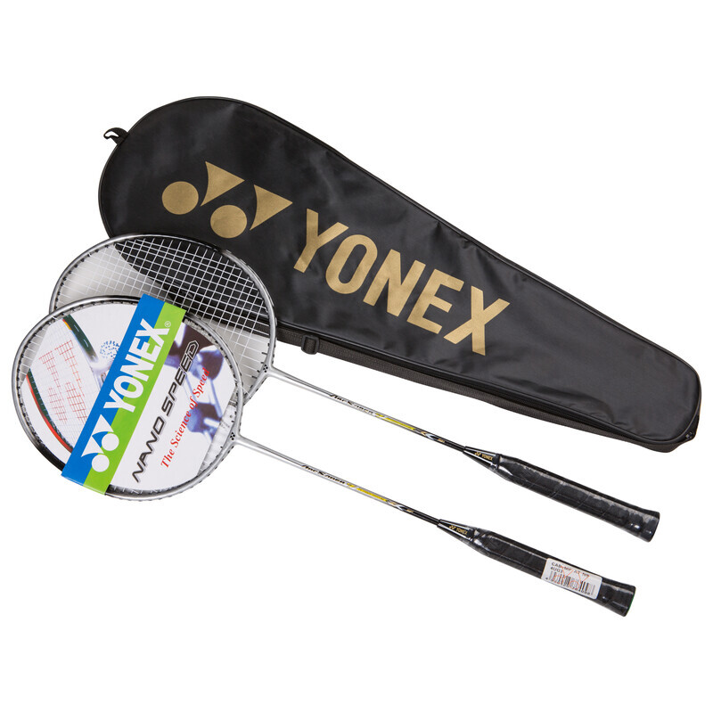 Бадминтон Yonex NanoSpeed, 2шт, чехол PU. Скидка от 50 комплектов.