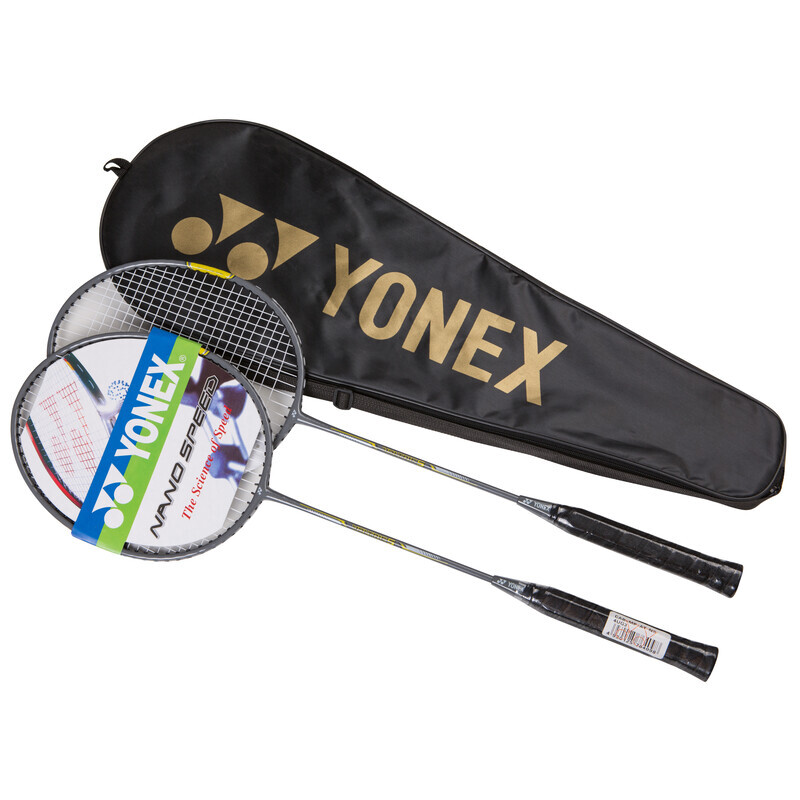 Бадминтон Yonex NanoSpeed, 2шт, чехол PU. Скидка от 50 комплектов.