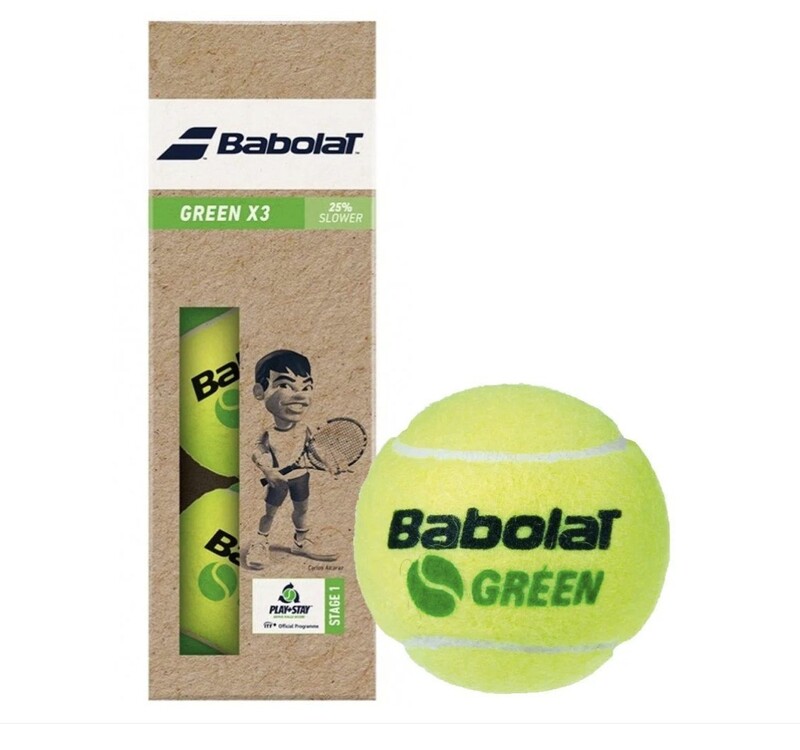 Мяч теннисный Babolat GREEN, 3 шт.