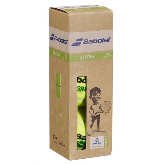 Мяч теннисный Babolat GREEN, 3 шт.
