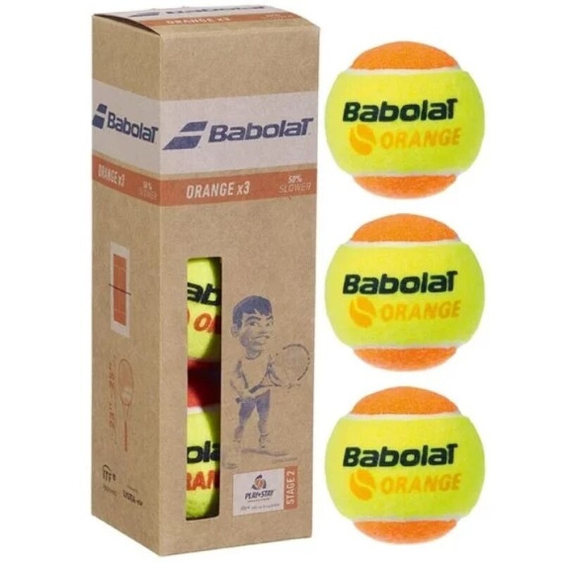Мяч теннисный Babolat ORANGE, 3 шт.