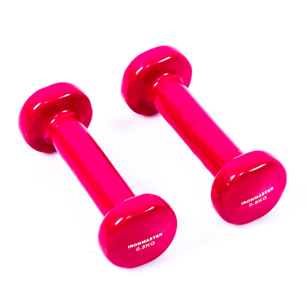 Гантели IronMaster, винил, 0.5 кг х 2 шт.