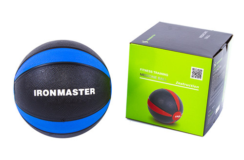 М'яч медбол IronMaster(4/1) 4кг, d=22см.