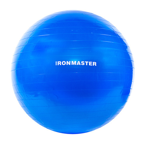 Мяч фитнес D75см, IronMaster, цвета в ассортименте.
