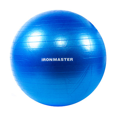 Мяч фитнес (Anti-burst) D65см, IronMaster, цвета в ассортименте. Скидка от 10 шт.