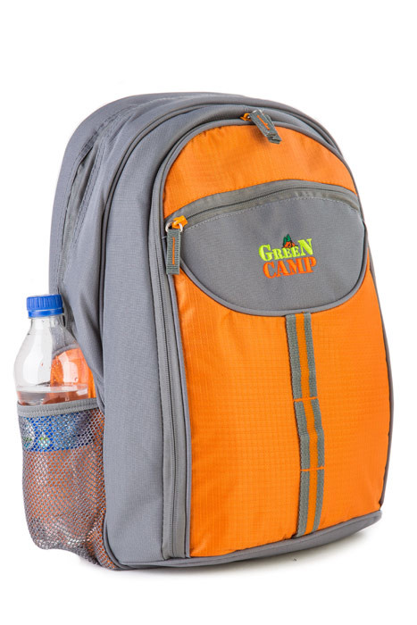 Рюкзак-пикник GREEN CAMP 4чел, оранж 27л, GC1442-3.03