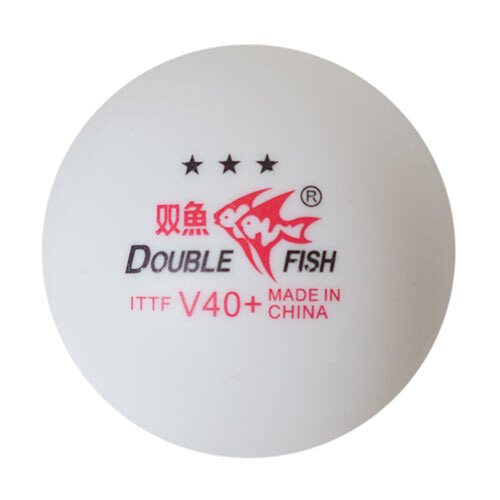 Шарики для настольного тенниса DoubleFish 3*, 6 шт, белый.