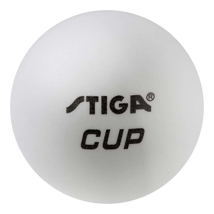 Кульки для настільного тенісу Stiga Cup 3*, 6 шт., білий, C-6.