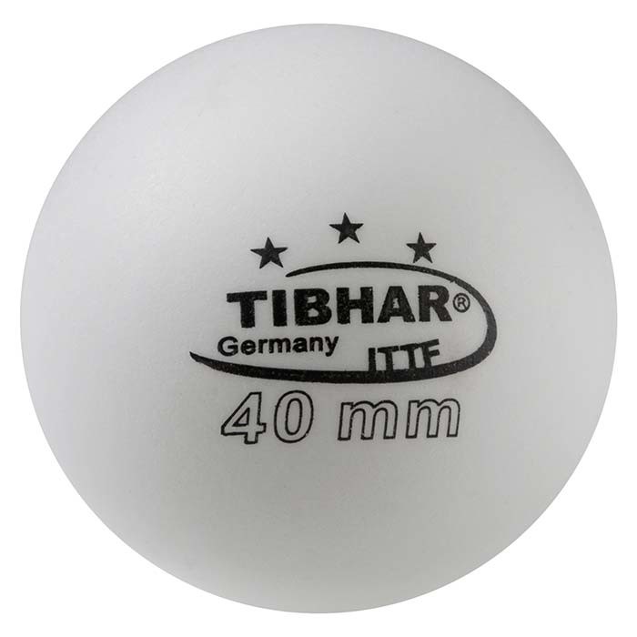 Шарики для настольного тенниса Tibhar 3шт, белый.