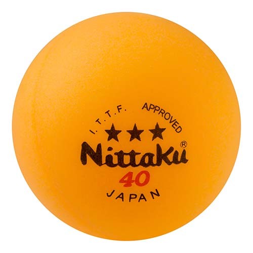 Шарики для настольного тенниса Nittaki 3*, 3шт, желтый, NB-1912
