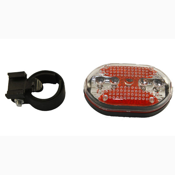 Фонарь велосипедный, мигалка, 5LED, J-RT08. Скидка от 10 шт.