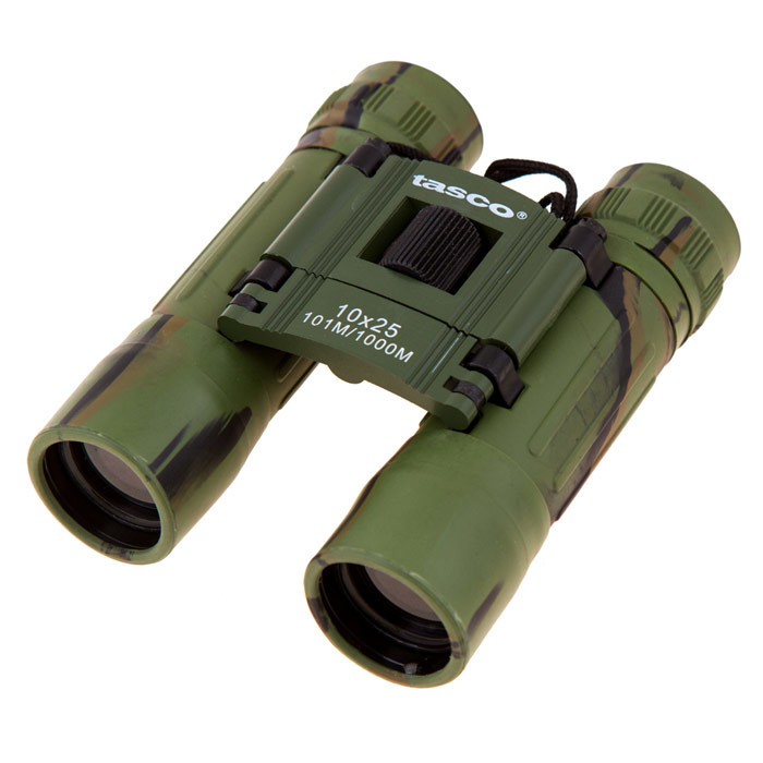 Бинокль Tasko 10x25 зеленый.