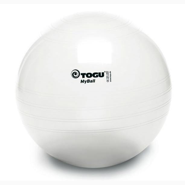 М'яч фітнес TOGU 75 см, MyBall, білий.