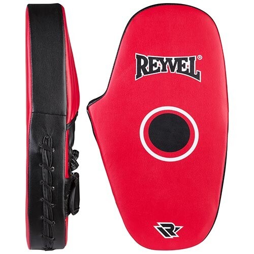 Лапа прямая Reyvel PVC, пара, красно/черная.