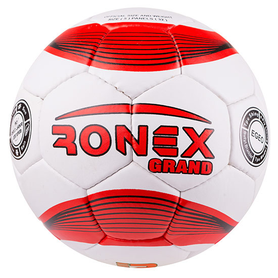 Мяч футбольный Grippy Ronex-JM1 Grand, красный. Последние!