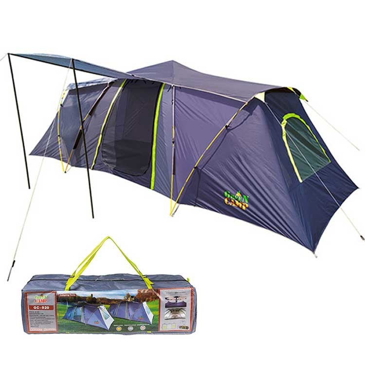 Палатка 6-ти местная GreenCamp 920, автоматическая сборка.