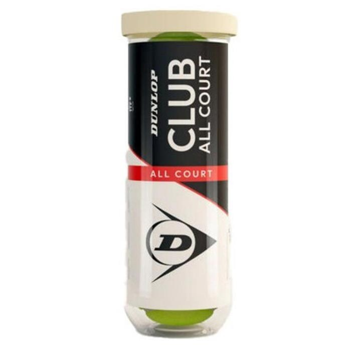 Мяч теннисный Dunlop CLUB all court, 3 шт, банка.