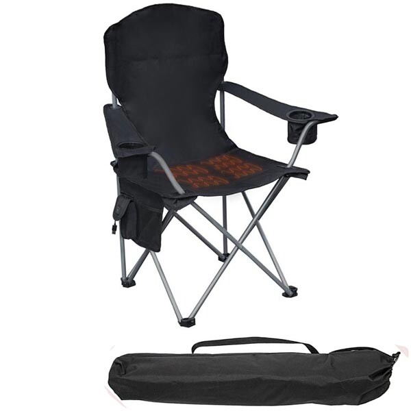 Складной походный стул Camp&GO Heated Deluxe Quad с подогревом.