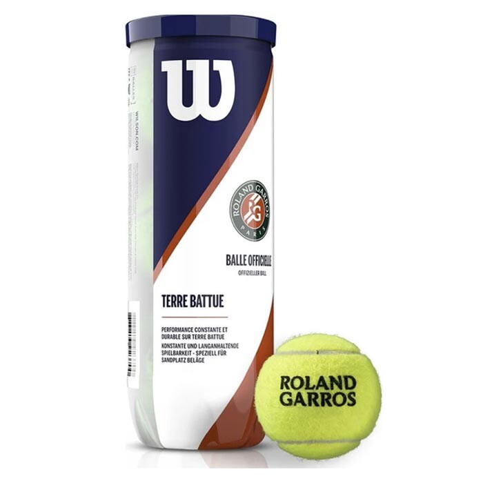 Мяч теннисный Wilson ROLAND GARROS CLAY CT, 3шт.