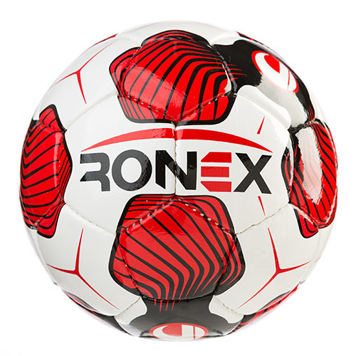 Мяч футбольный DXN Ronex (UHL), красно-белый. Распродажа!