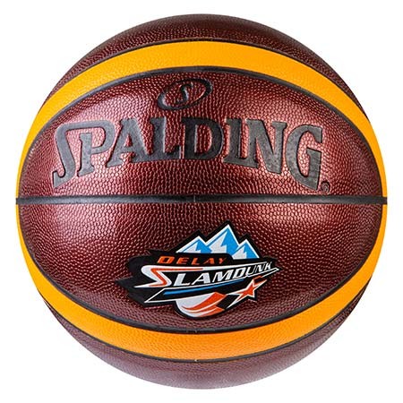 Мяч баскетбольный №7 PU, Spal, неон SlumDunk, оранж.