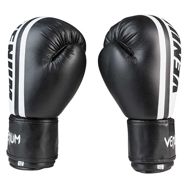 Боксерські рукавички Venum, PVC-19, 8oz,10oz,12oz, чорний.