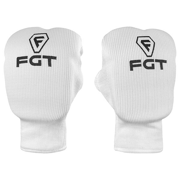 Накладки для єдиноборств FGT, білий, поліестр, розмір L, XL.