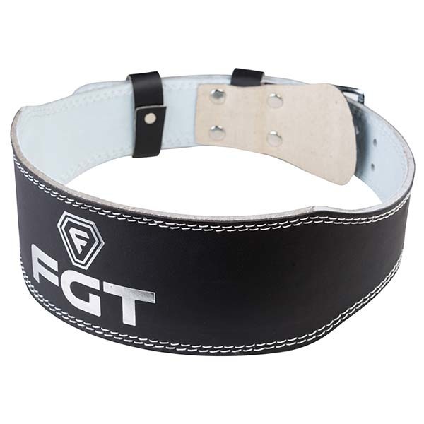 Пояс атлетический FGT, узкий, PU, М, L, XL, 2XL, черный, F14023