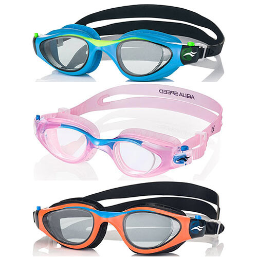 Очки Aqua Speed MAORI  детские, голубой, розов, оранж, черный, белый