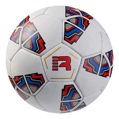 Мяч футбольный Grippy Ronex PRIDE R-201, бело/голубой. Скидка от 50 шт.
