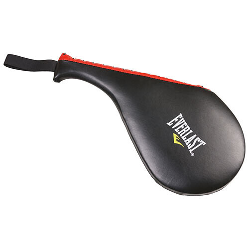 Ракетка Everlast для тхеквондо одинарна, PU, чорний.