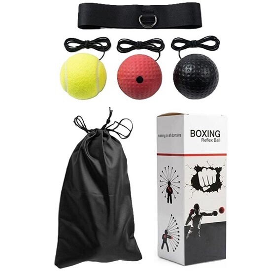 Эспандер, тренажер на голову FightBall 3 мяча.