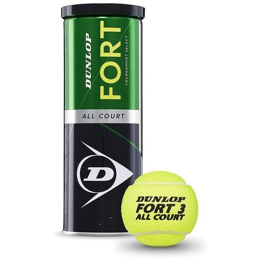 Мяч теннисный Dunlop Fort TS, метал банка, 3 шт.