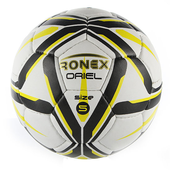 Мяч футбольный Grippy Ronex ORIEL,  желто-черный. Скидка от 50 шт.