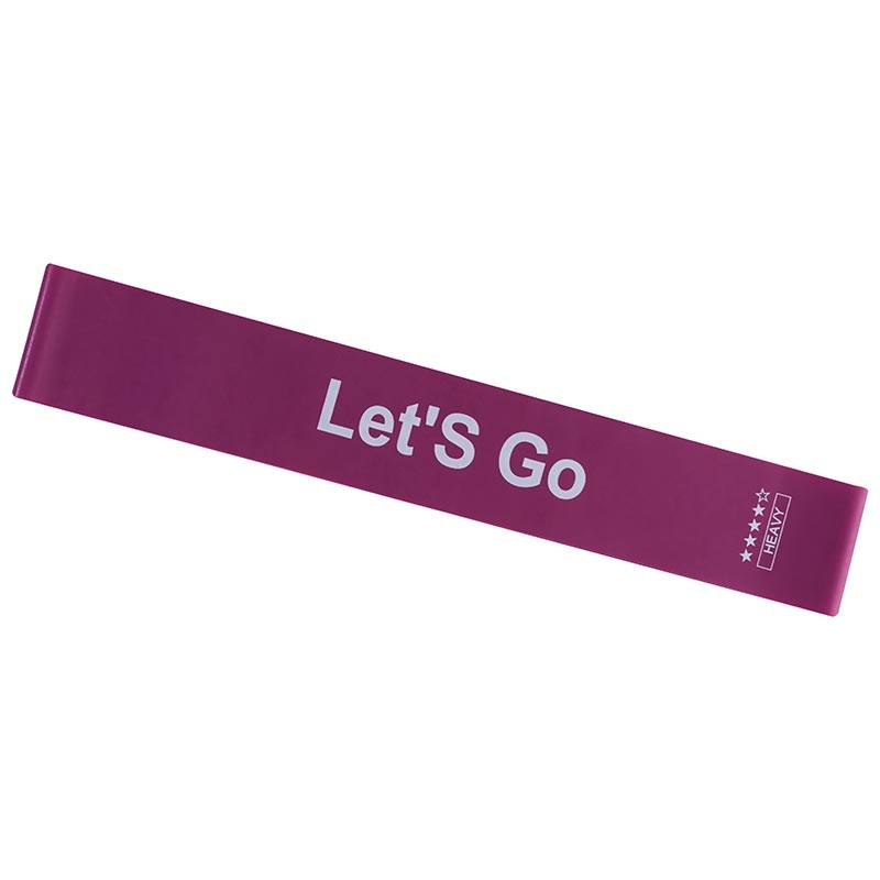 Лента сопротивления,  розовый, 600х50х0,9мм, Let'sGo. Усилие: Heavy. Скидка от 100шт.
