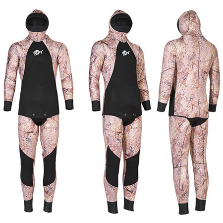 Гідрокостюм Dolvor 2в1, камуфляж, 5мм, розмір XL, 2XL. 