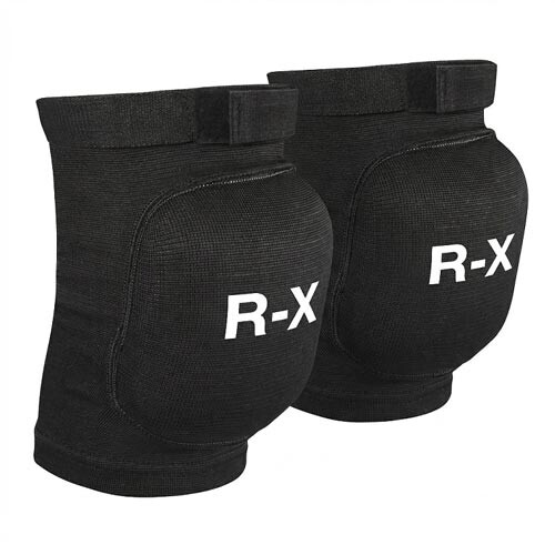Наколенник волейбольный Ronex с липучкой, черный, размер S, M, L.