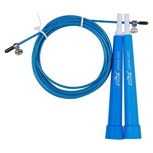 Скакалка для кросфіту Cima 3м, ручка PVC, синій.