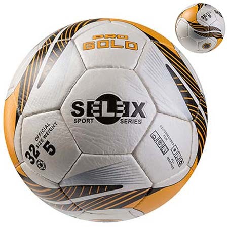 Мяч футбольный Grippy PRO GOLD Pearl, оранжевый. Скидка от 50 шт.