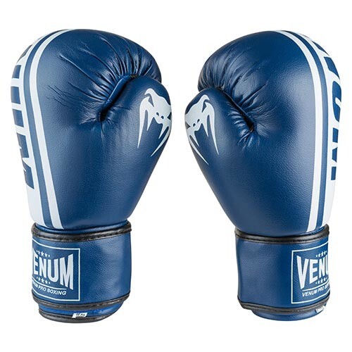 Боксерские перчатки Venum, PVC-19,  6oz  синий