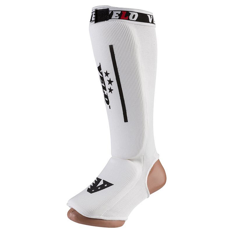 Защита ноги Velo, полиэстер, эластан, белый, липучка, размер S, M, L, XL.
