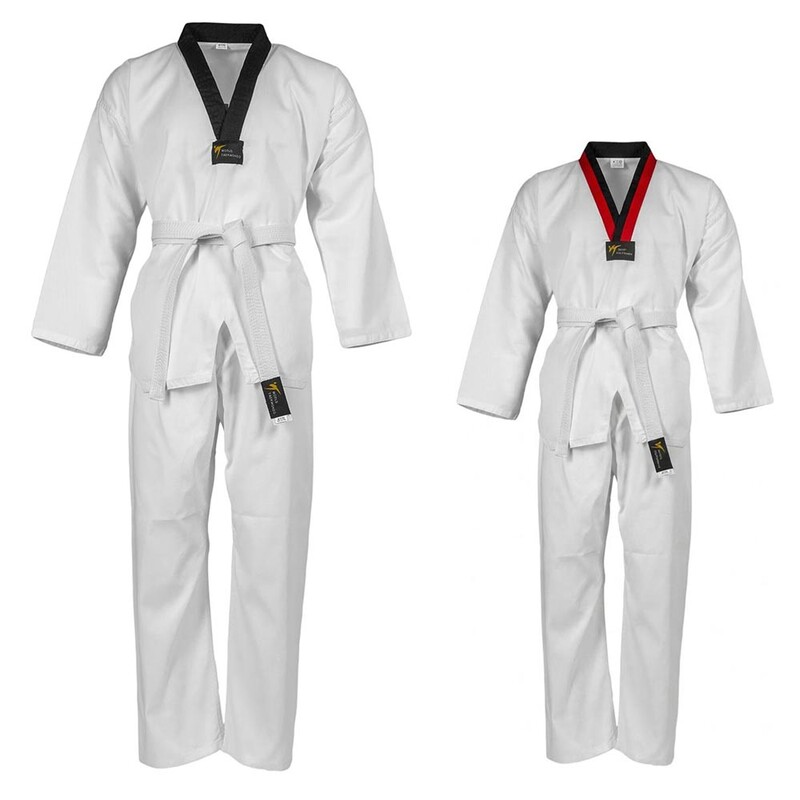Кимоно тхеквондо WTF, 250г/м2, 120-190 см.