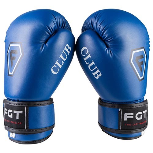 Боксерские перчатки CLUB FGT, Flex, 4oz, синий.