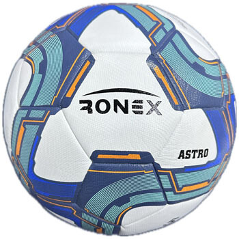 Мяч футбольный гибридный Ronex Astro, синий. Скидки.