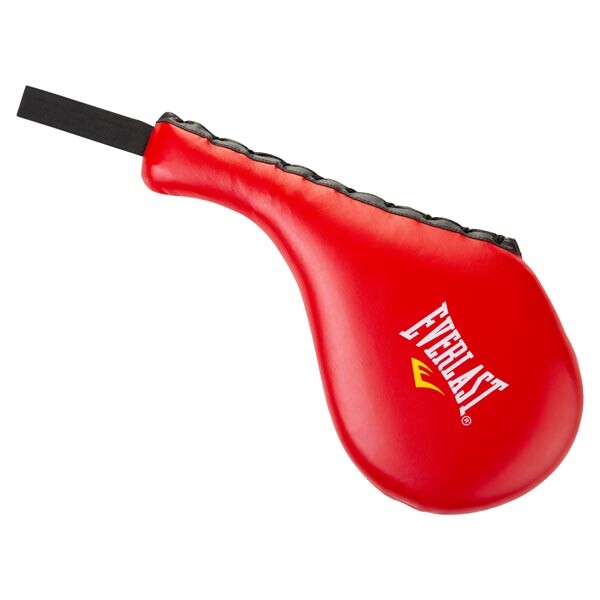 Ракетка Everlast для тхеквондо одинарна, PU, червоний.