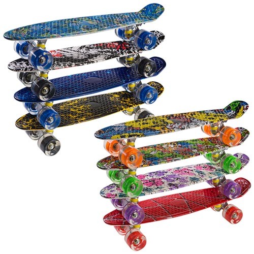 Скейт PennyBoard 22", рисунок. JP-23. Скидка от 1ящика.