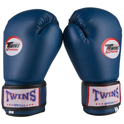 Боксерские перчатки Twins (aiba mod), FLEX, 8oz,10oz,12oz, синий.