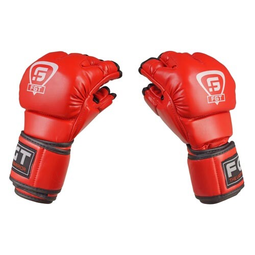 Перчатки FGT MMA, DX364, размеры S, M, L, красный
