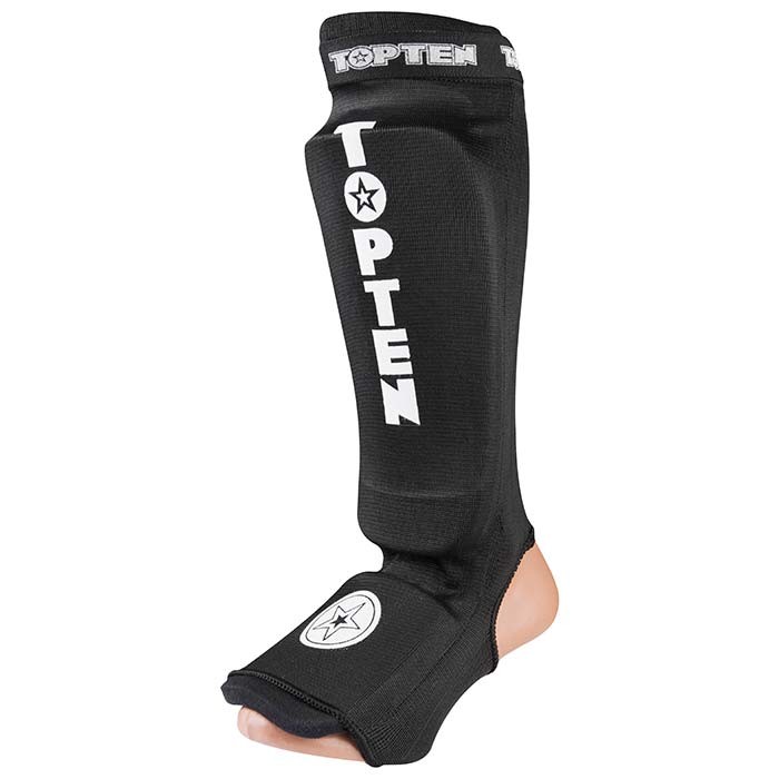 Защита ноги TopTen, эластан, черный, липучка, размер S, M, L, XL.