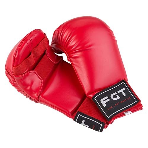 Накладки для карате FGT, PU4009, розміри S, M, червоний